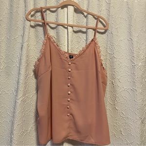 Light Pink Plus Size Tank Top